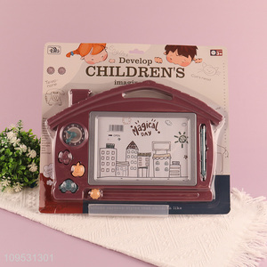 Top sale house shape magnetic drawing board