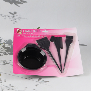 Low price hair colouring brush and bowl set