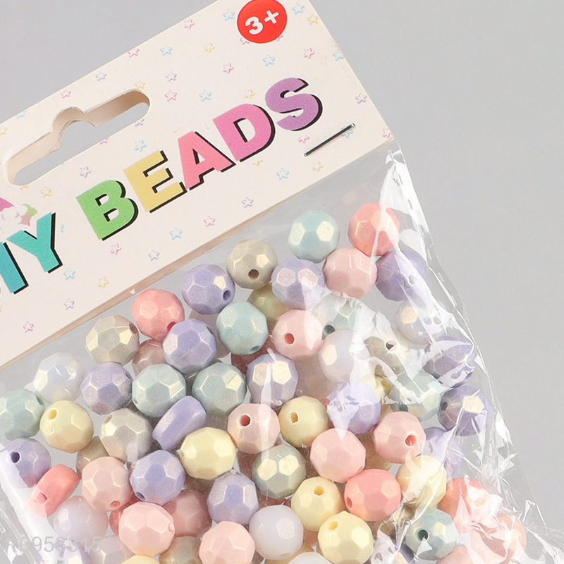 Good Sale Mixed Color Loose Beads Kids DIY Toy