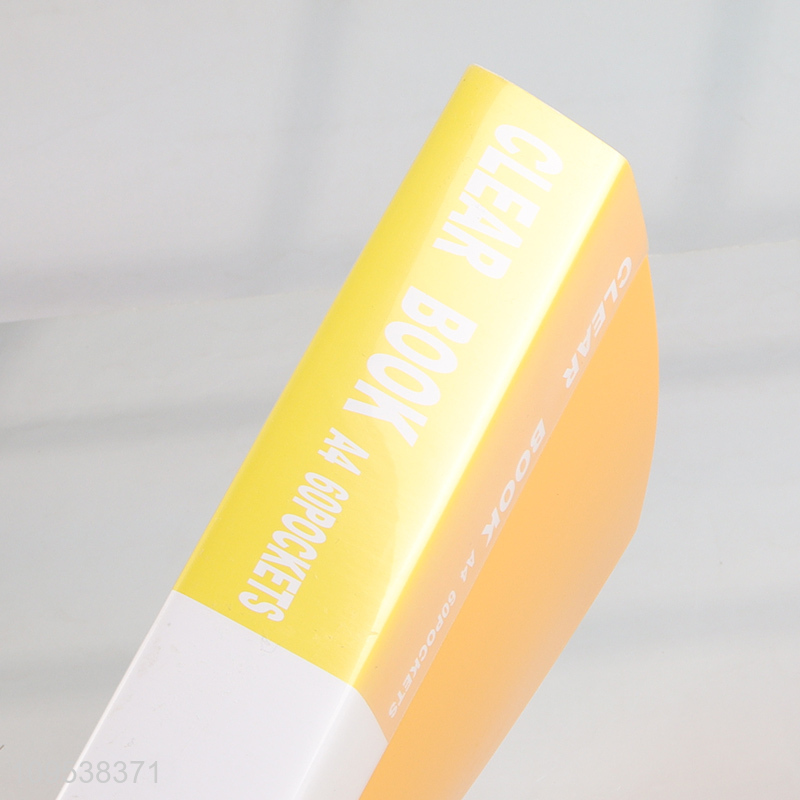 New arrival clear pocket document folder for sale
