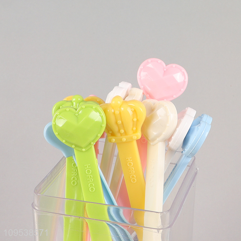 Hot items plastic dessert fruit fork for sale