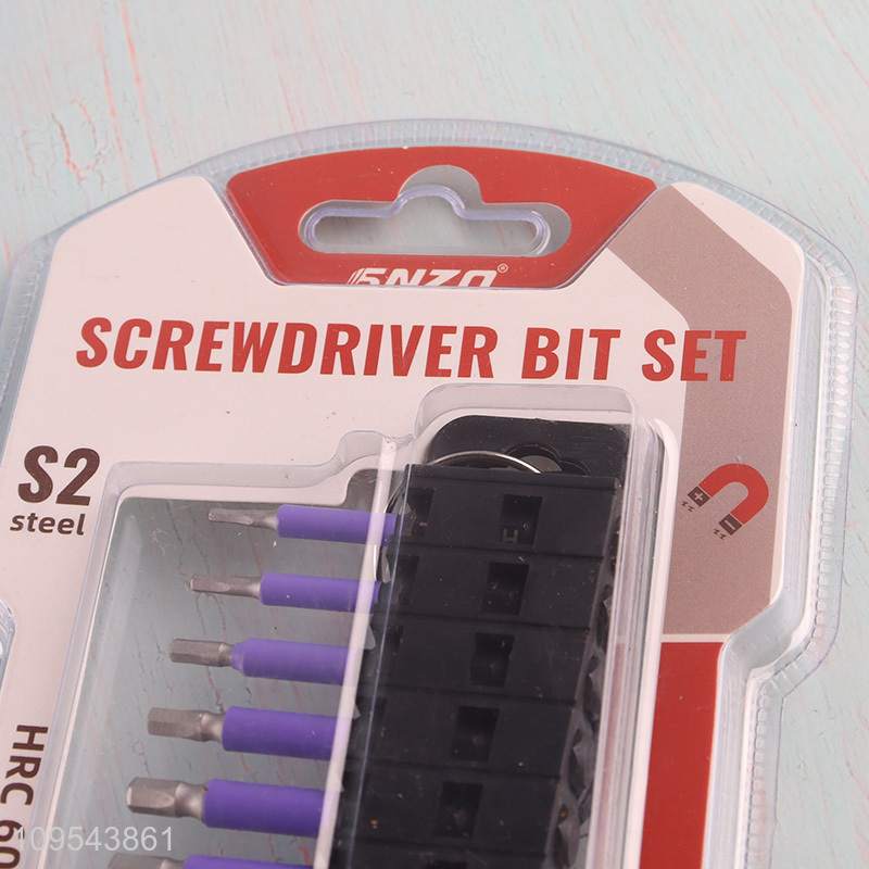 China products professional 10pcs screwdriver bit set