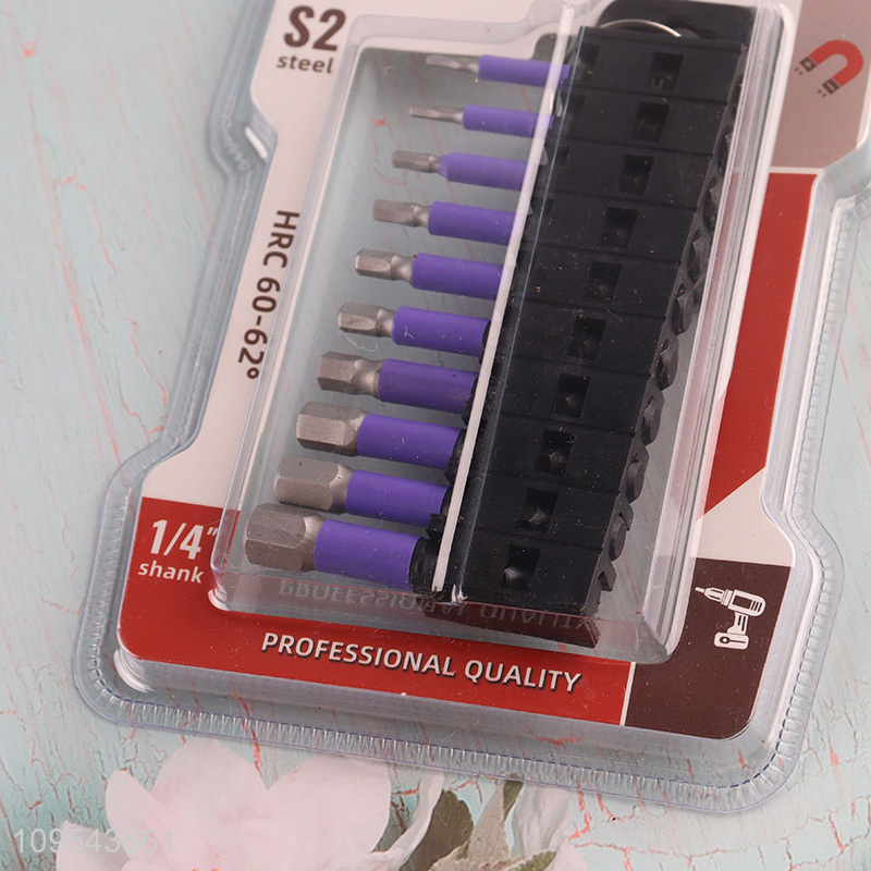 China products professional 10pcs screwdriver bit set