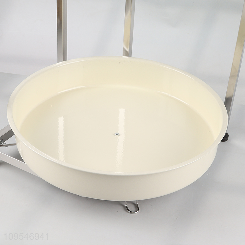 Top selling double-layer rotatable storage rack wholesale