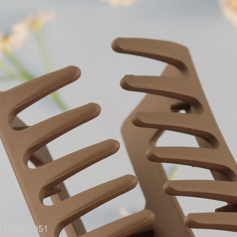 China factory rectangle hair claw clips hair decoration