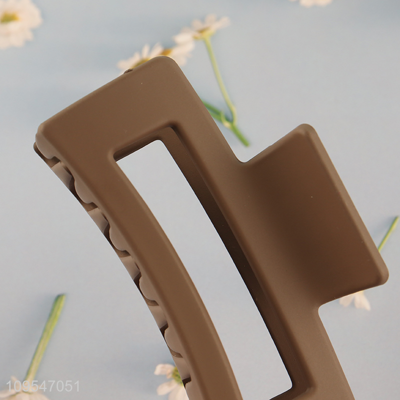 China factory rectangle hair claw clips hair decoration
