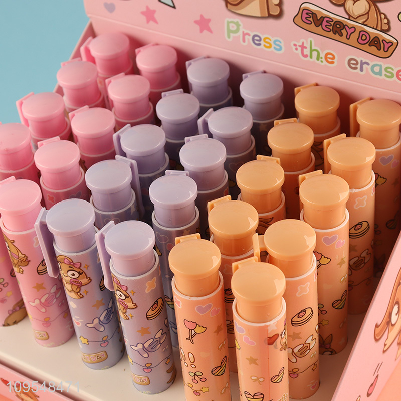 Hot sale cartoon rabbit stationery press eraser