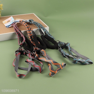 China wholesale reflective cotton pet harness leash